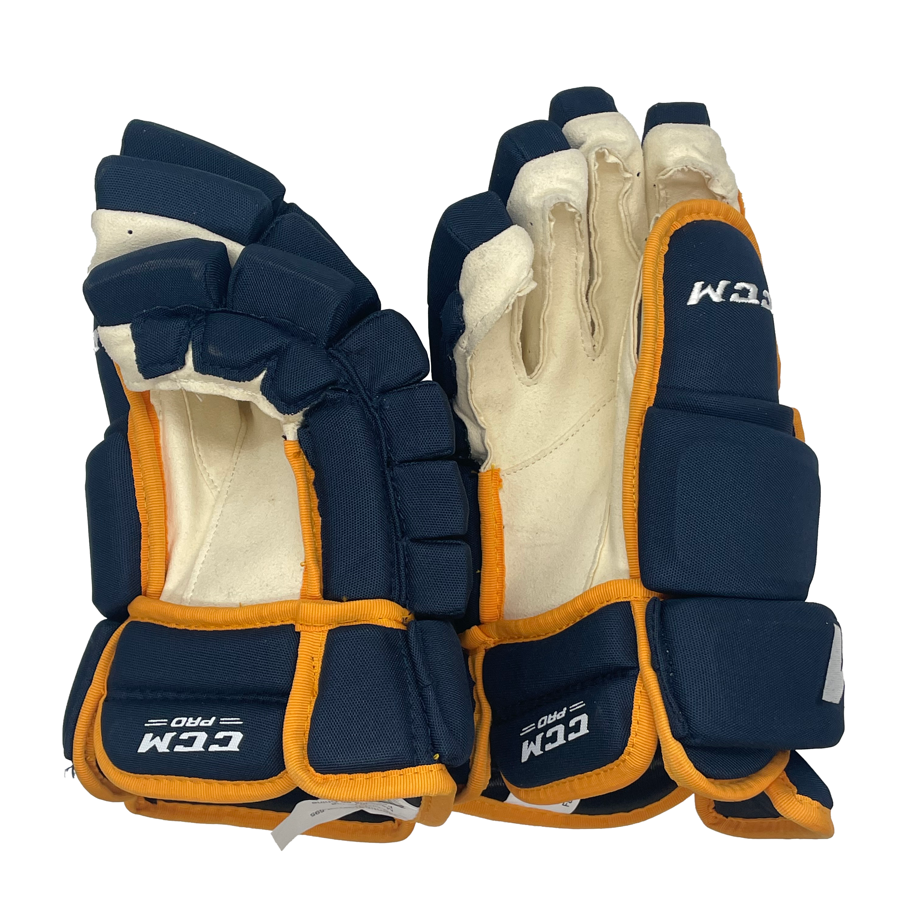 CCM HG97XP - Gant NCAA Pro Stock (bleu marine/jaune)